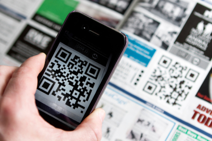 scanning qr code on phone